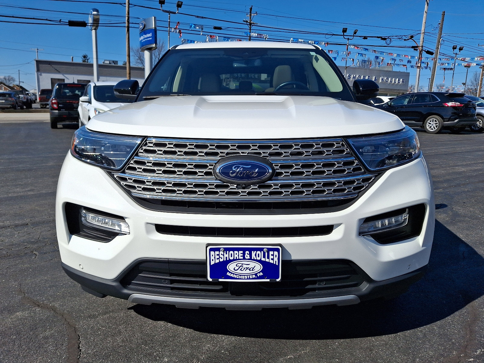 Used 2021 Ford Explorer Limited with VIN 1FMSK8FH9MGC14346 for sale in Manchester, PA
