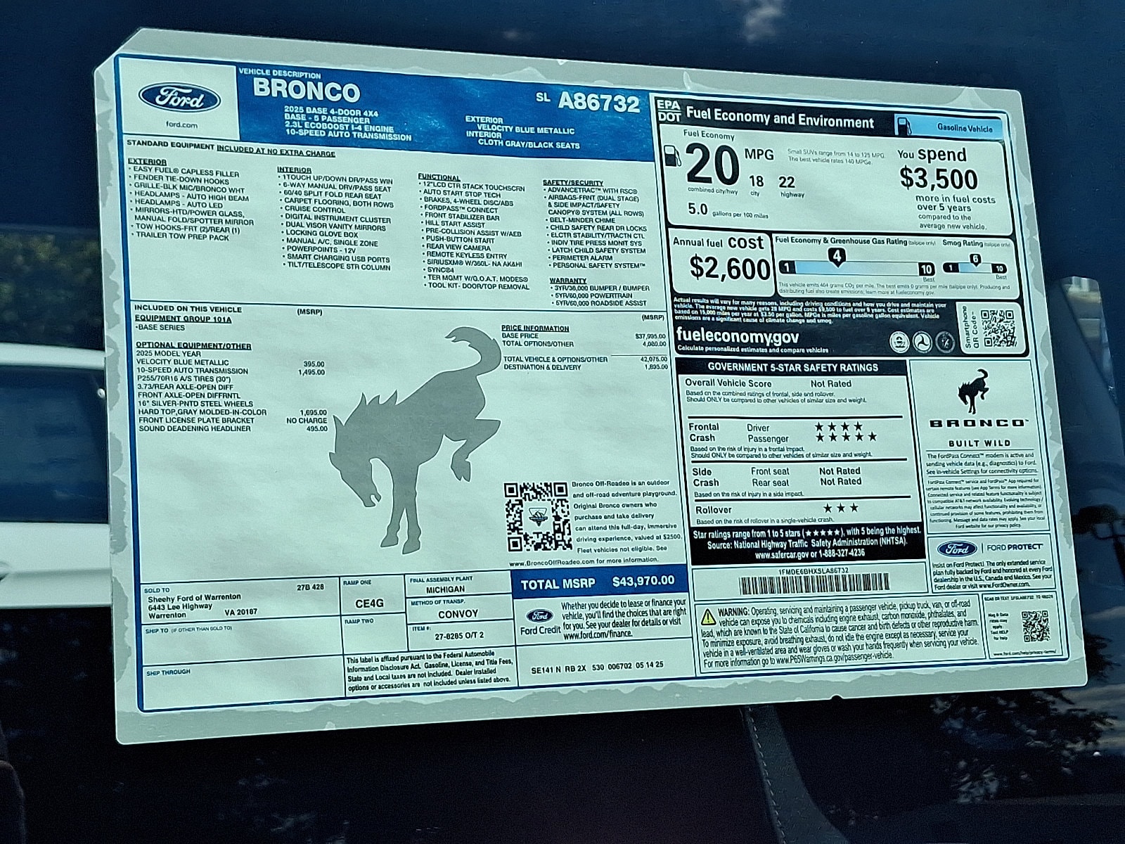 2025 Ford Bronco 4-Door Base - Photo 15