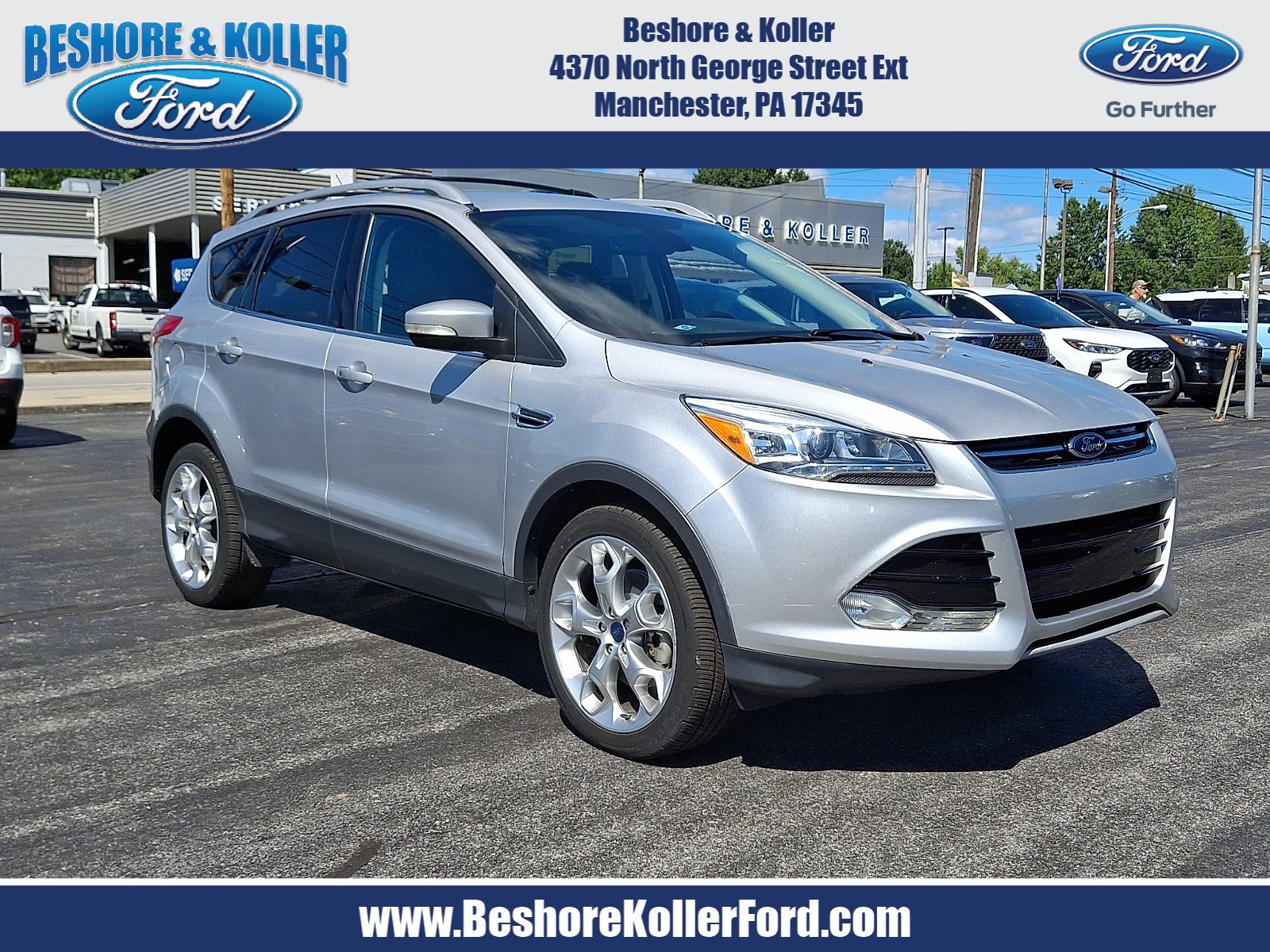 Used 2013 Ford Escape Titanium with VIN 1FMCU9J97DUD14838 for sale in Manchester, PA