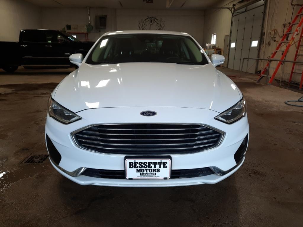 Used 2019 Ford Fusion SEL with VIN 3FA6P0CDXKR150923 for sale in Carrington, ND