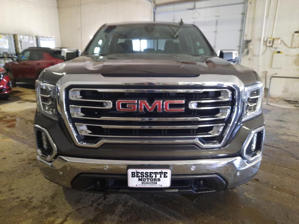 Used 2021 GMC Sierra 1500 SLT with VIN 3GTU9DETXMG249957 for sale in Carrington, ND