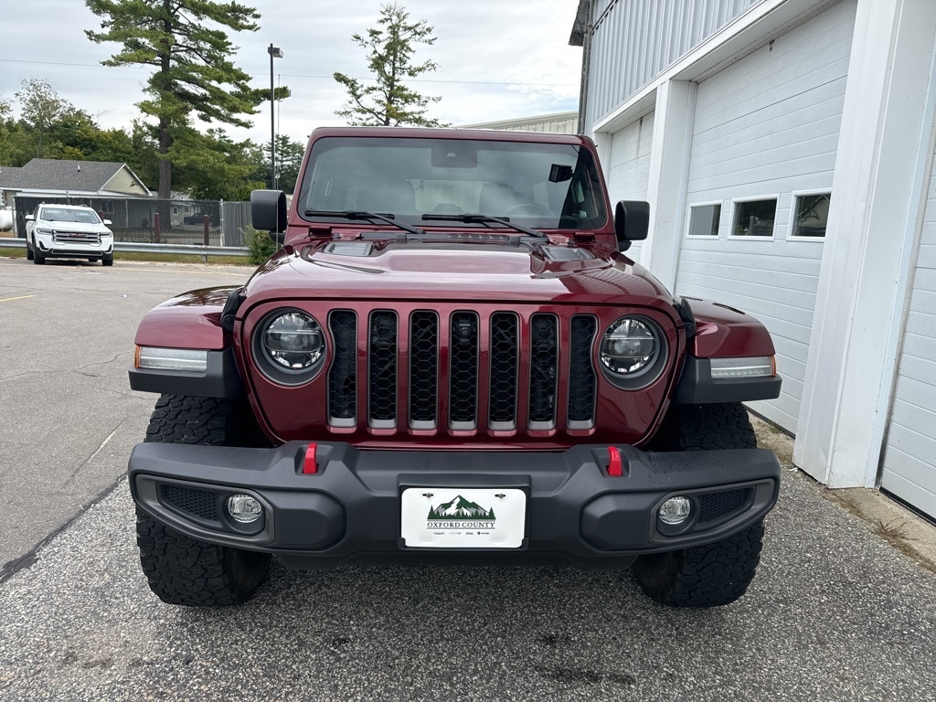 Used 2021 Jeep Wrangler Unlimited Rubicon with VIN 1C4HJXFG5MW730258 for sale in South Paris, ME