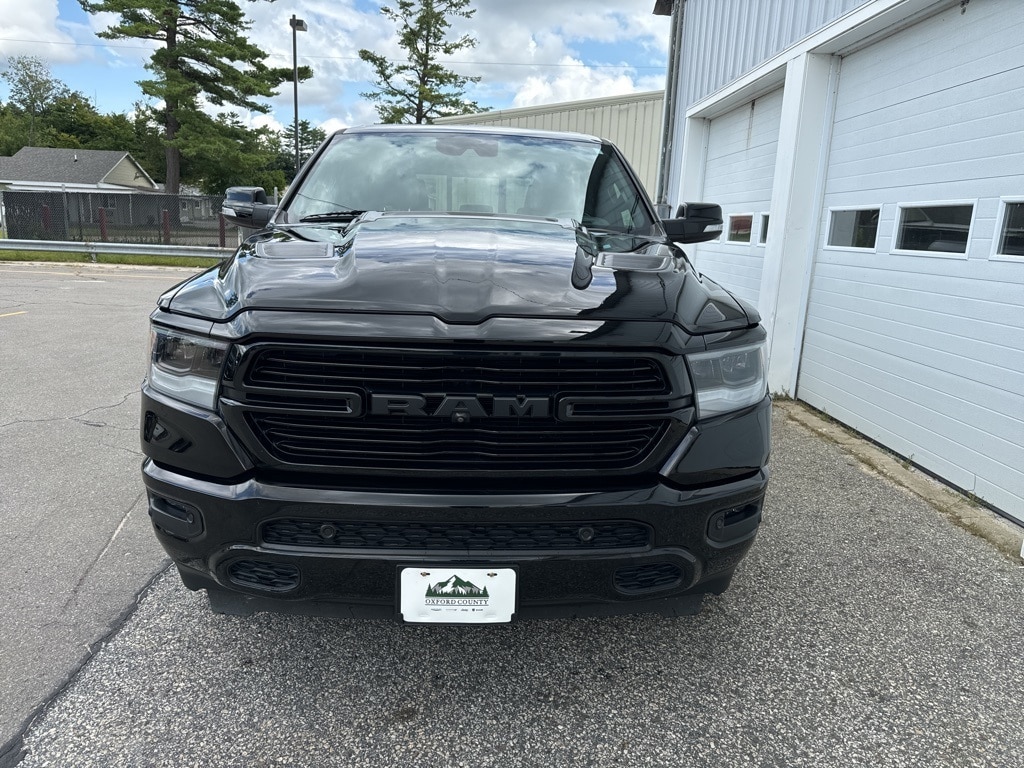 Used 2021 RAM Ram 1500 Pickup Laramie with VIN 1C6SRFJT1MN676130 for sale in South Paris, ME