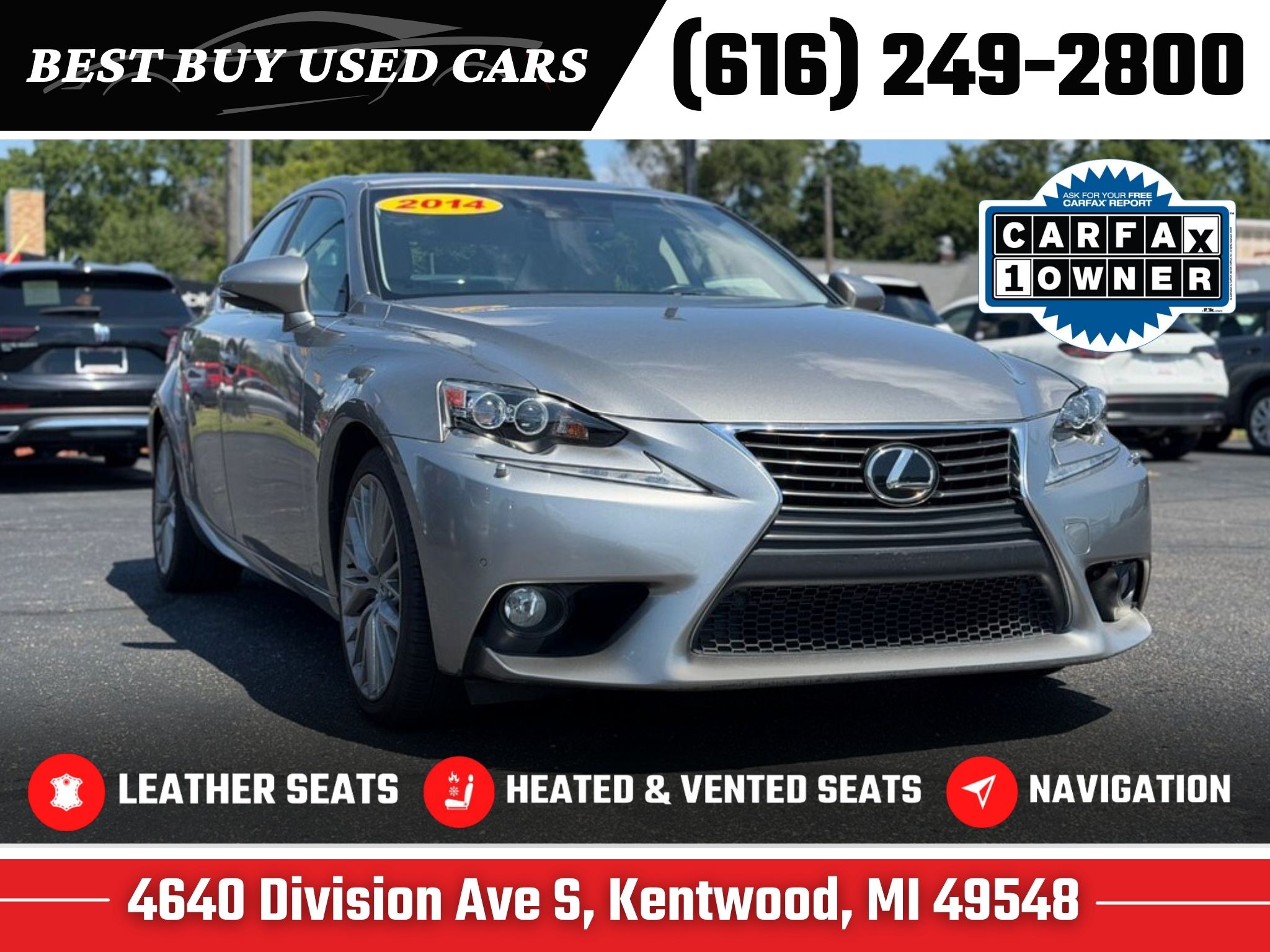 2014 Lexus IS 250 Sedan AWD