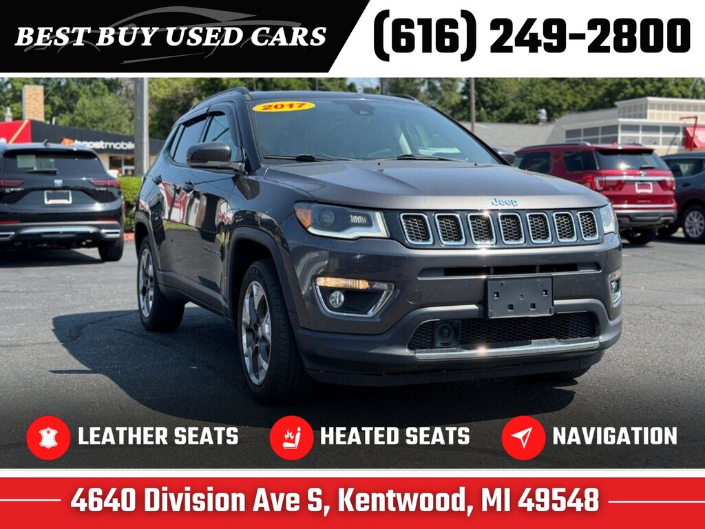 Used 2017 Jeep Compass Limited 4x4 SUV