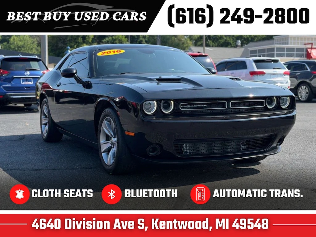 Used 2016 Dodge Challenger SXT Coupe