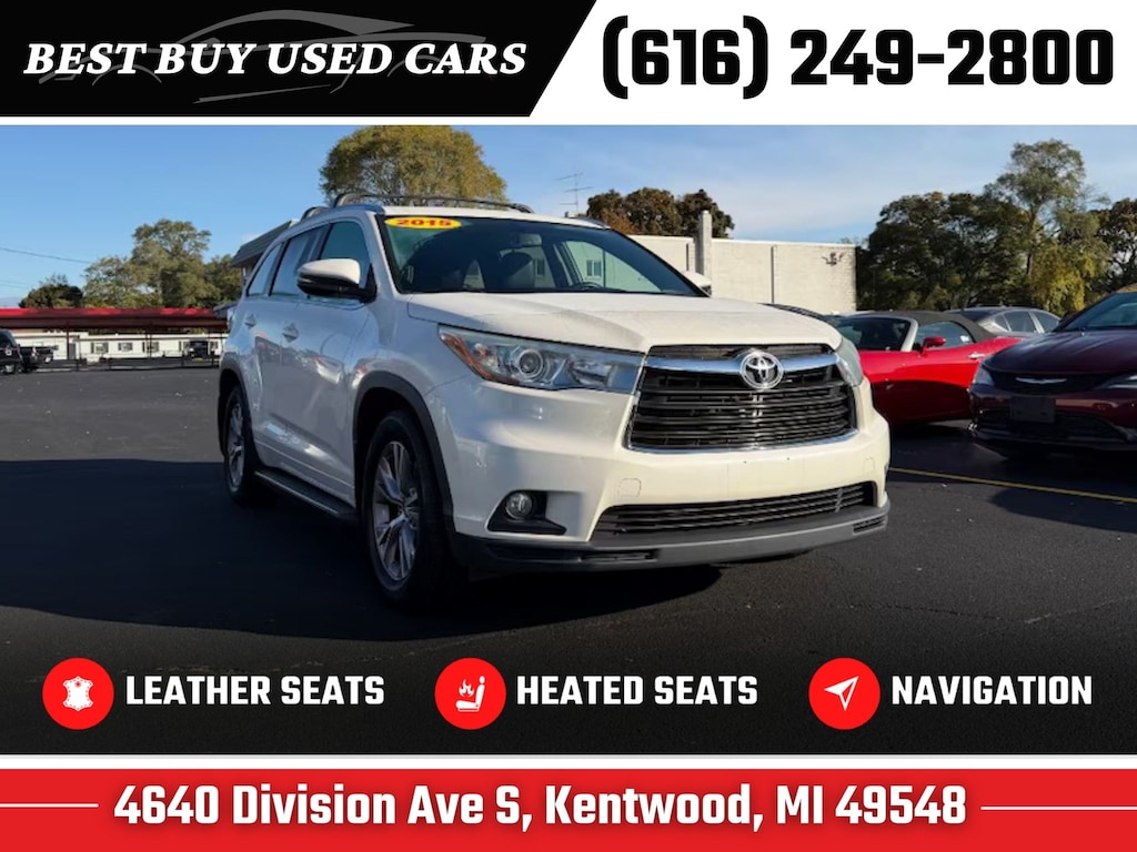 Used 2015 Toyota Highlander XLE V6 SUV