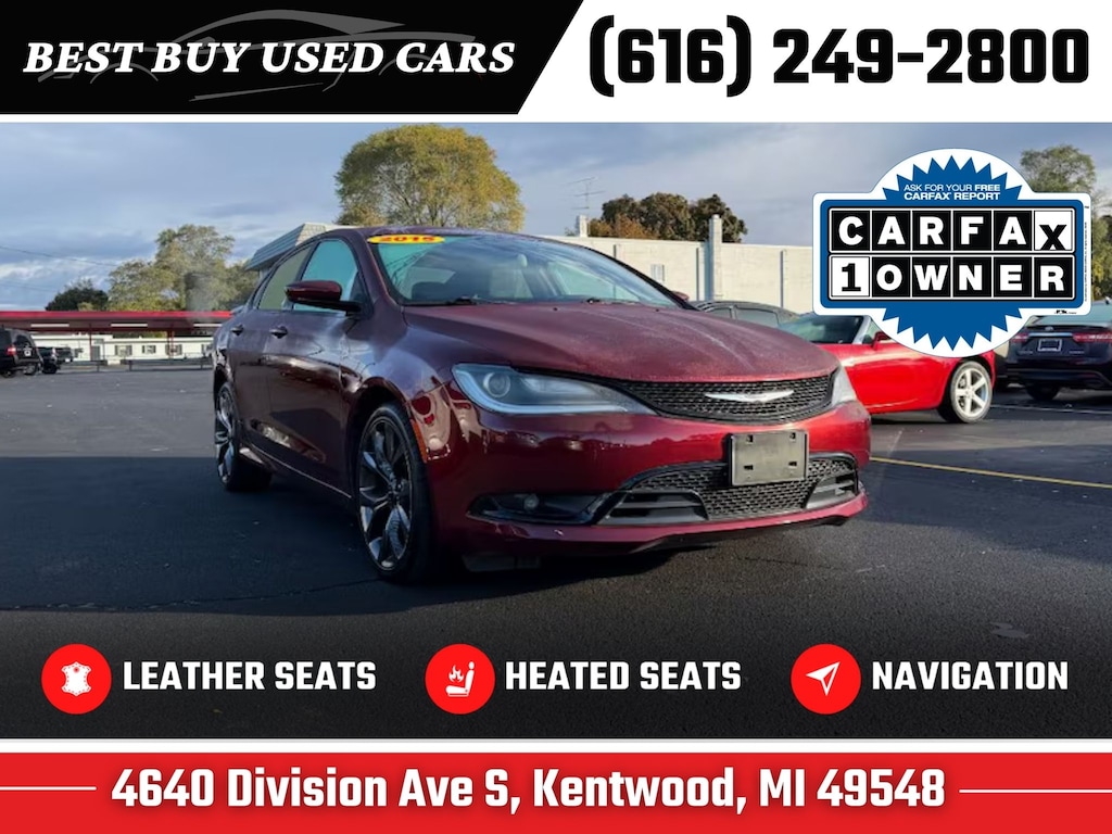 Used 2015 Chrysler 200 S Sedan