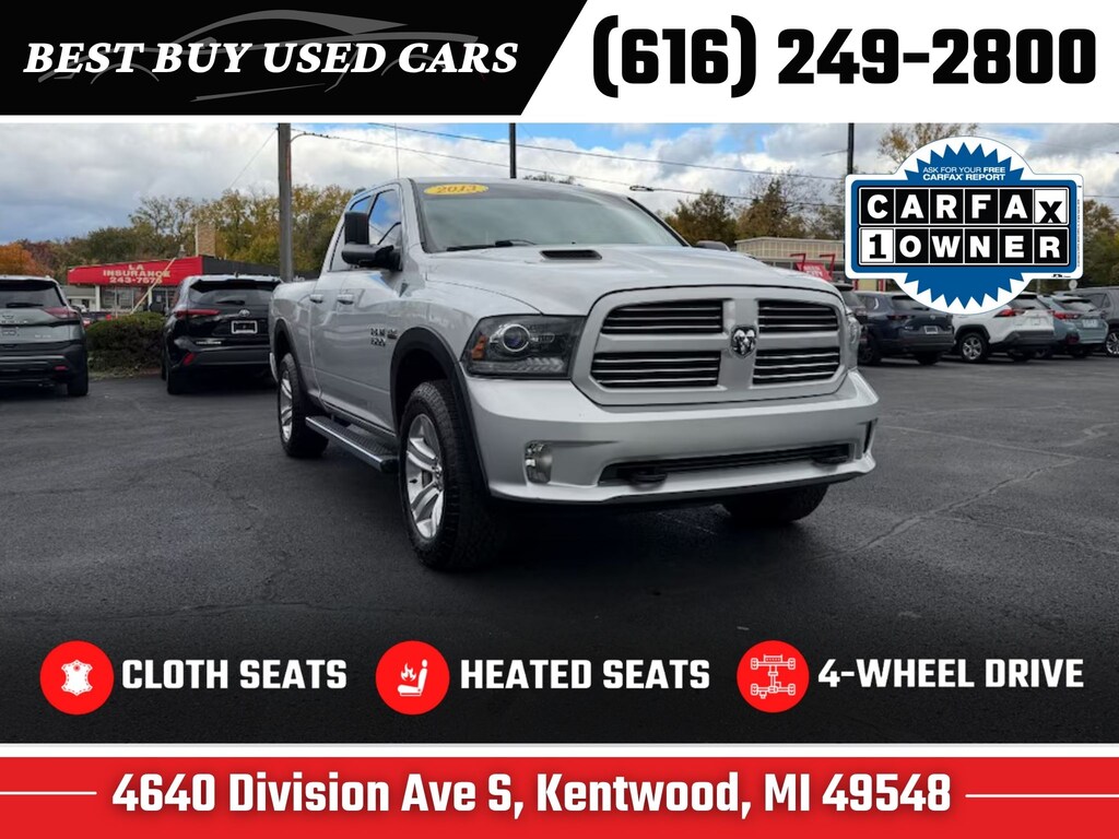 Used 2013 Ram 1500 Sport Truck Quad Cab