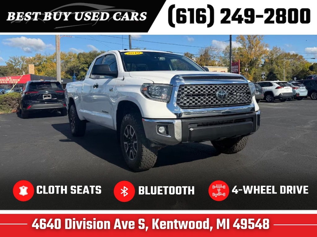 Used 2019 Toyota Tundra SR5 5.7L V8 Truck Double Cab