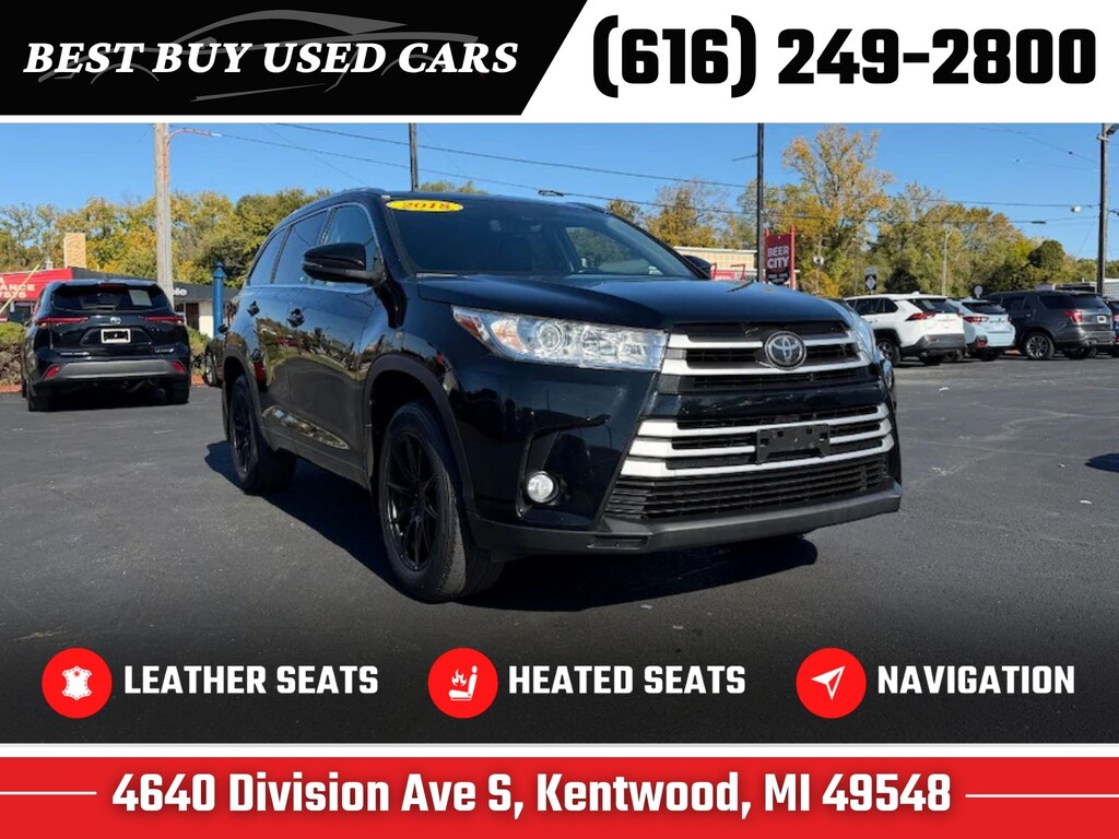 Used 2018 Toyota Highlander SE V6 SUV