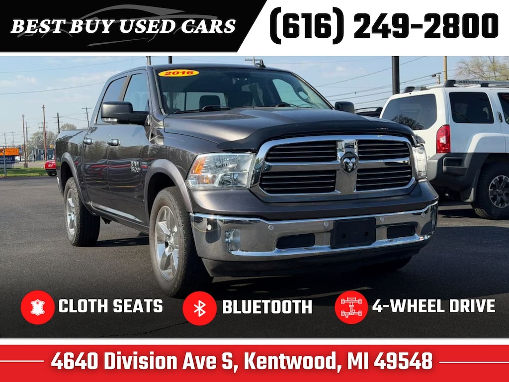 Used 2016 Ram 1500 Big Horn Truck Crew Cab