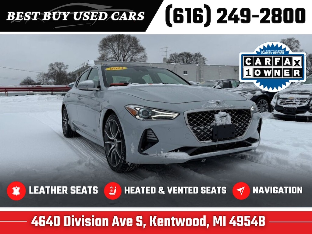 Used 2021 Genesis G70 3.3T Prestige AWD Sedan
