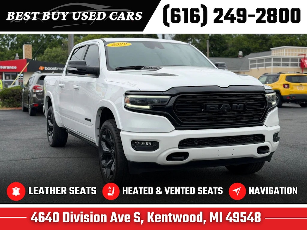Used 2022 Ram 1500 Limited Truck Crew Cab