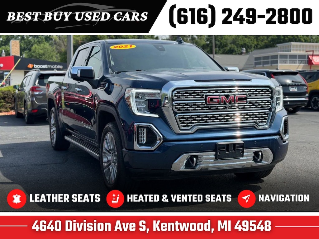 Used 2021 GMC Sierra 1500 Denali Truck Crew Cab