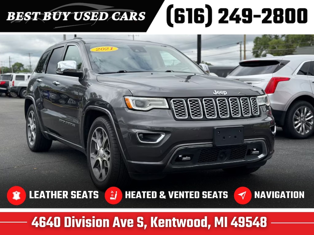 Used 2021 Jeep Grand Cherokee Overland SUV