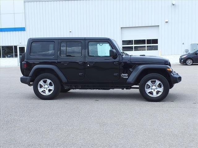 Used 2020 Jeep Wrangler Unlimited Sport S with VIN 1C4HJXDG6LW144668 for sale in Allegan, MI