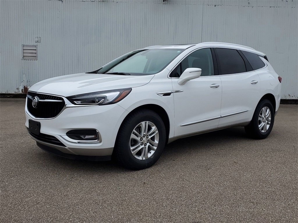 Certified 2021 Buick Enclave Essence with VIN 5GAEVAKW5MJ216538 for sale in Allegan, MI