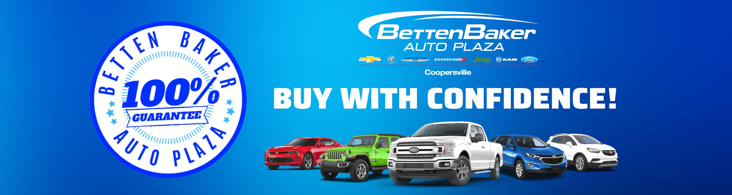 New and Used Chevrolet, Jeep, Buick, RAM and Chrysler Dealer Coopersville Betten Baker Auto Plaza