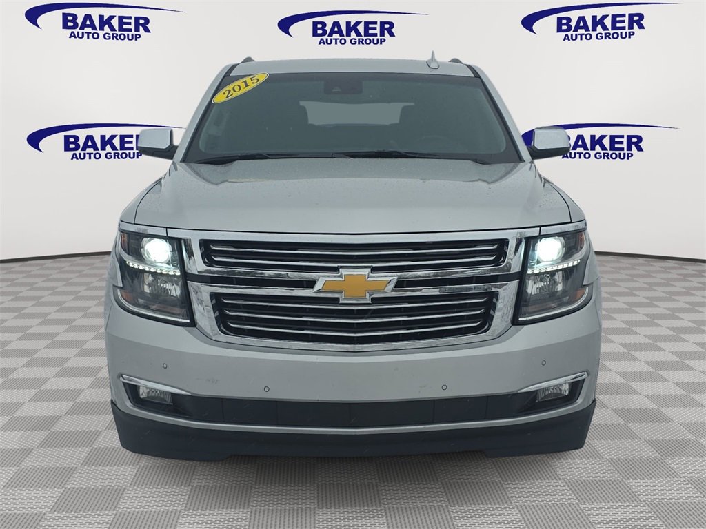 Used 2015 Chevrolet Tahoe LTZ with VIN 1GNSKCKC8FR744016 for sale in Hudsonville, MI