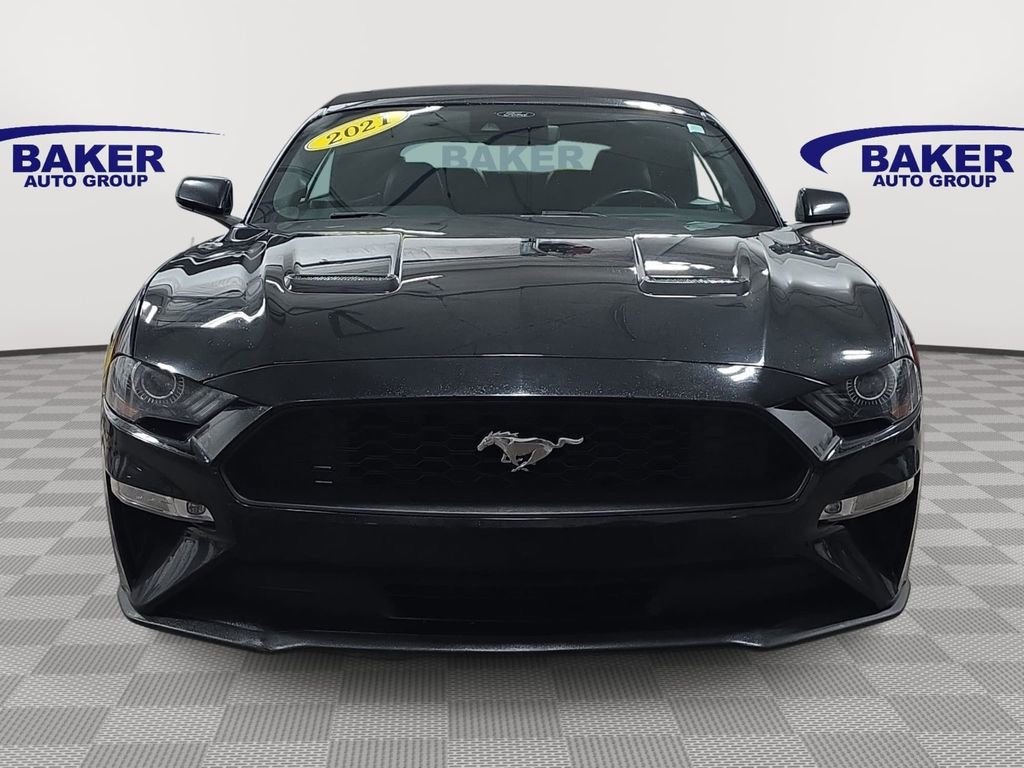 Used 2021 Ford Mustang EcoBoost Premium with VIN 1FATP8UHXM5120944 for sale in Hudsonville, MI