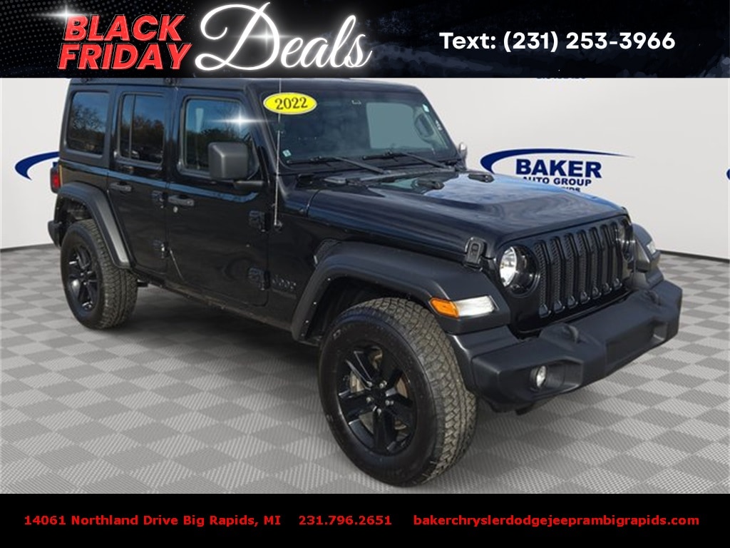Used 2022 Jeep Wrangler Unlimited Sport Altitude SUV