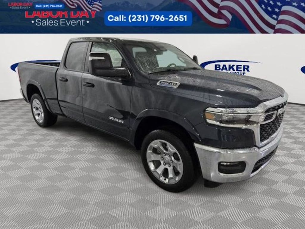 New 2025 Ram 1500 BIG HORN QUAD CAB 4X4 6'4 BOX Pickup