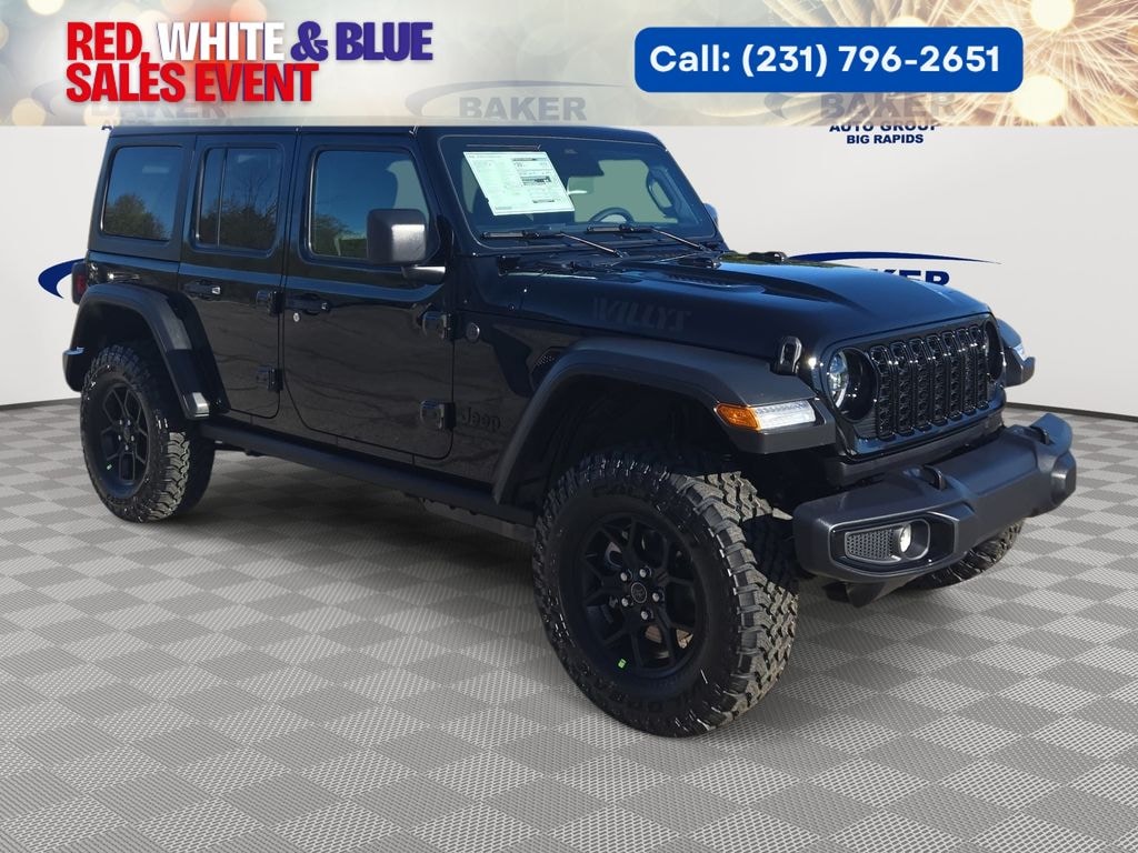 New 2026 Jeep Wrangler 4-DOOR WILLYS Sport Utility