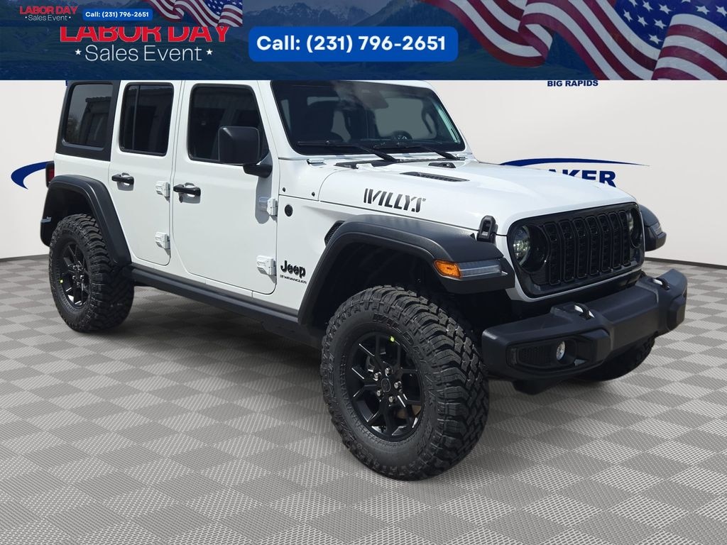 New 2026 Jeep Wrangler 4-DOOR WILLYS Sport Utility