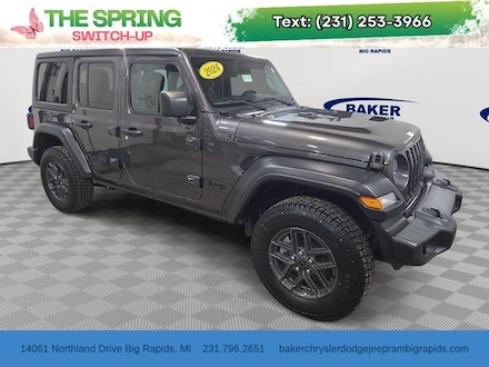 Used 2024 Jeep Wrangler Sport S SUV for sale in Big Rapids, MI