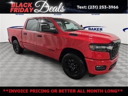 New 2025 Ram 1500 TRADESMAN CREW CAB 4X4 5'7 BOX Pickup for sale in Big Rapids, MI