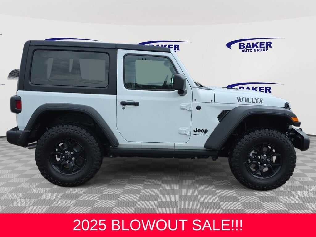 New 2025 Jeep Wrangler 2-DOOR WILLYS Sport Utility