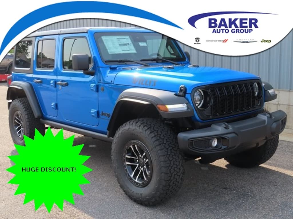 New 2025 Jeep Wrangler 4-DOOR WILLYS Sport Utility