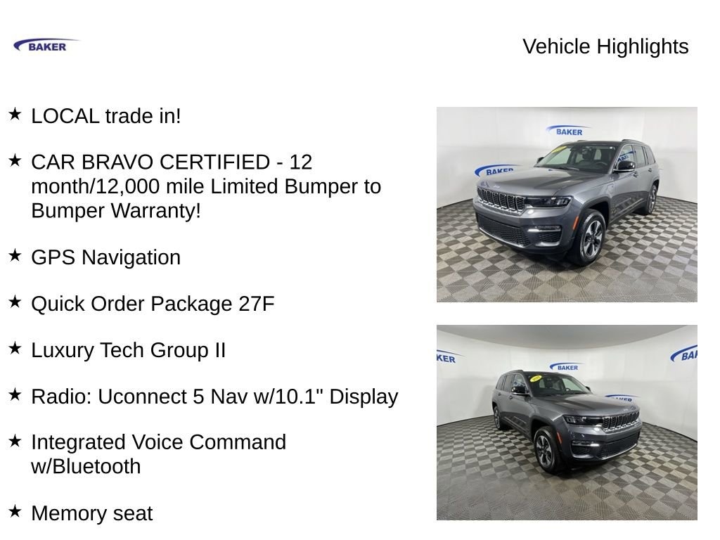 Used 2022 Jeep Grand Cherokee 4xe NA