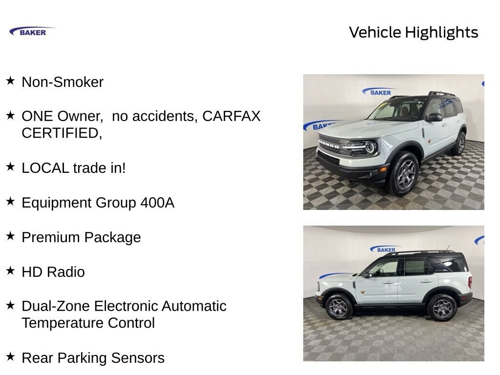 Used 2024 Ford Bronco Sport Badlands SUV
