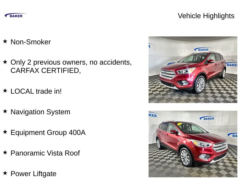 Used 2018 Ford Escape Titanium SUV