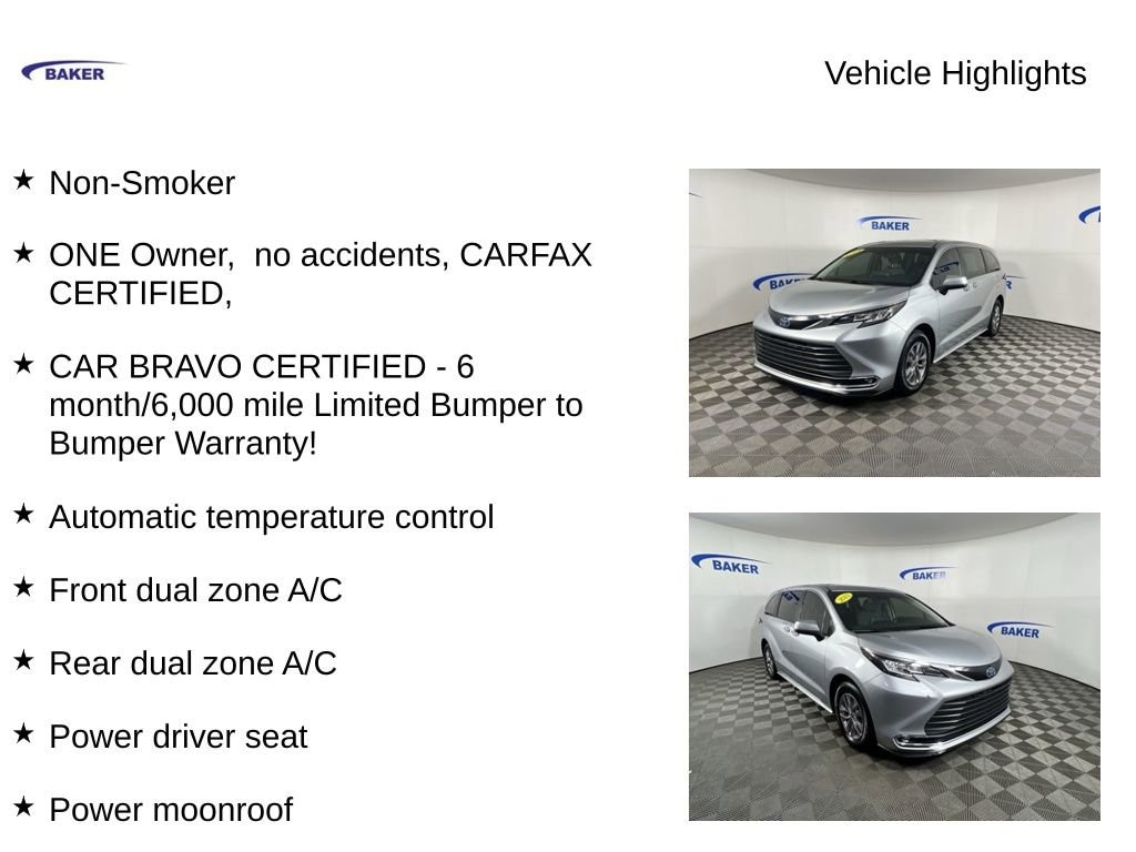 Used 2023 Toyota Sienna XLE