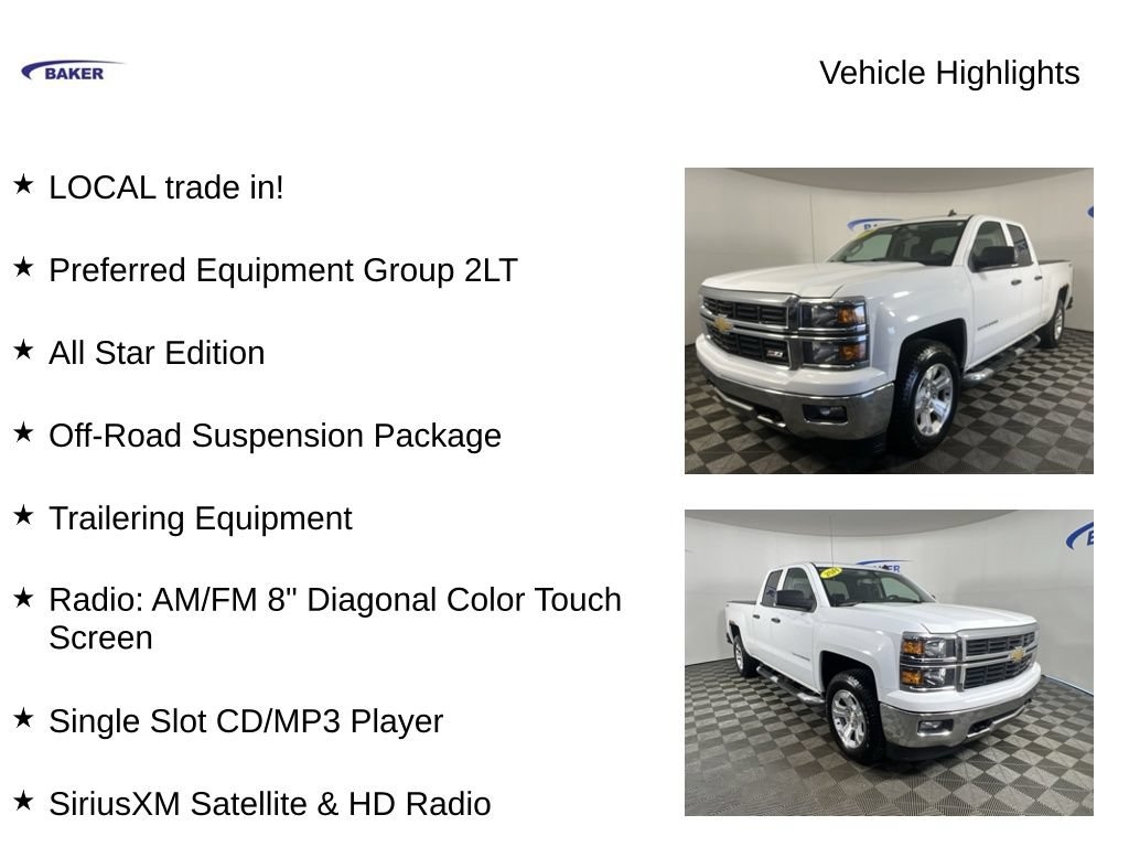 Used 2014 Chevrolet Silverado 1500 LT Truck