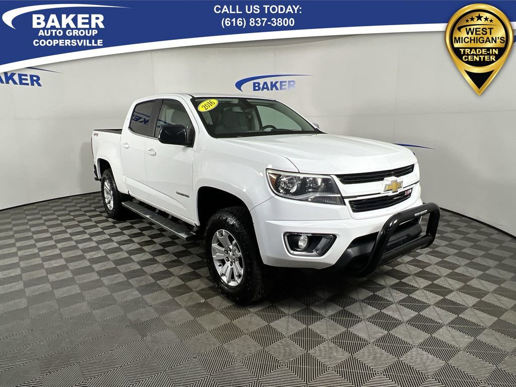 Used 2016 Chevrolet Colorado LT with VIN 1GCGTCE39G1266101 for sale in Coopersville, MI