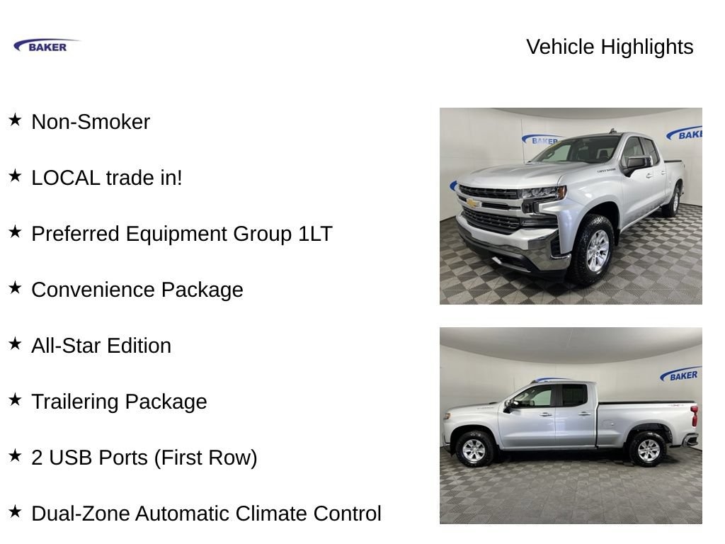 Used 2019 Chevrolet Silverado 1500 LT Truck
