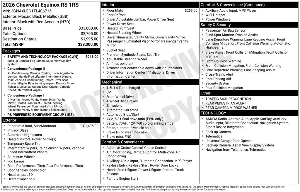 New 2026 Chevrolet Equinox Image