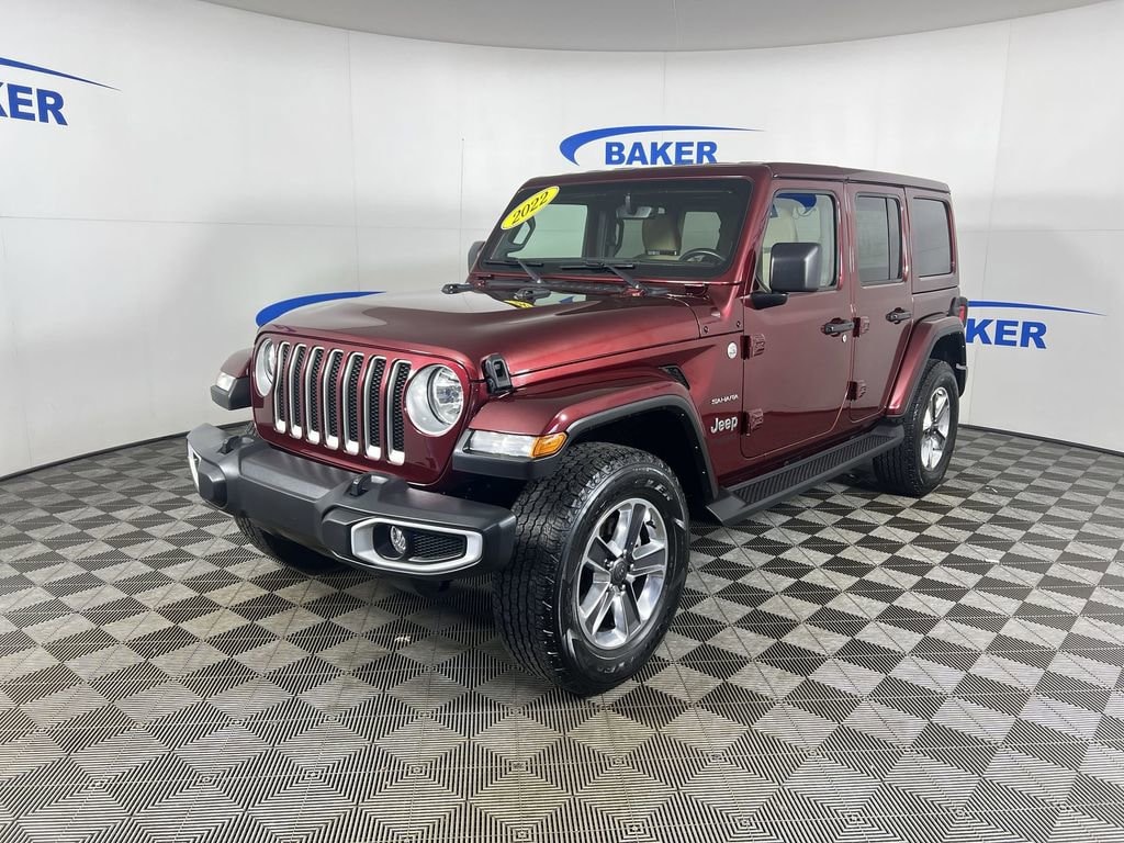 Used 2022 Jeep Wrangler Unlimited Sahara 4x4 SUV