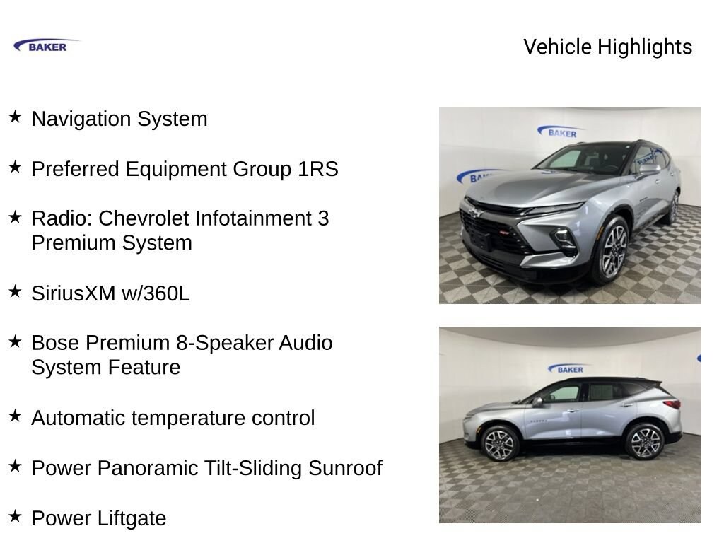Used 2023 Chevrolet Blazer RS SUV