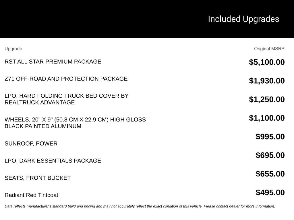 New 2026 Chevrolet Silverado 1500 RST Truck