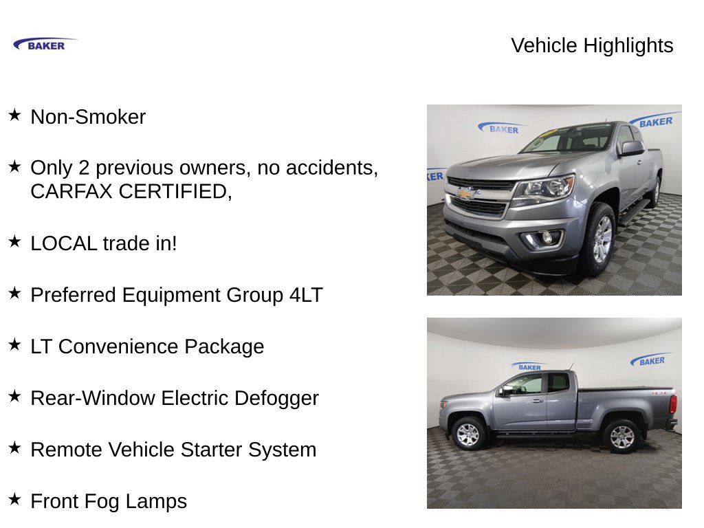 Used 2018 Chevrolet Colorado 4WD LT Truck