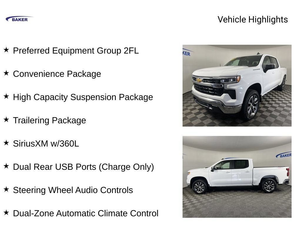 Used 2024 Chevrolet Silverado 1500 LT (2FL) Truck
