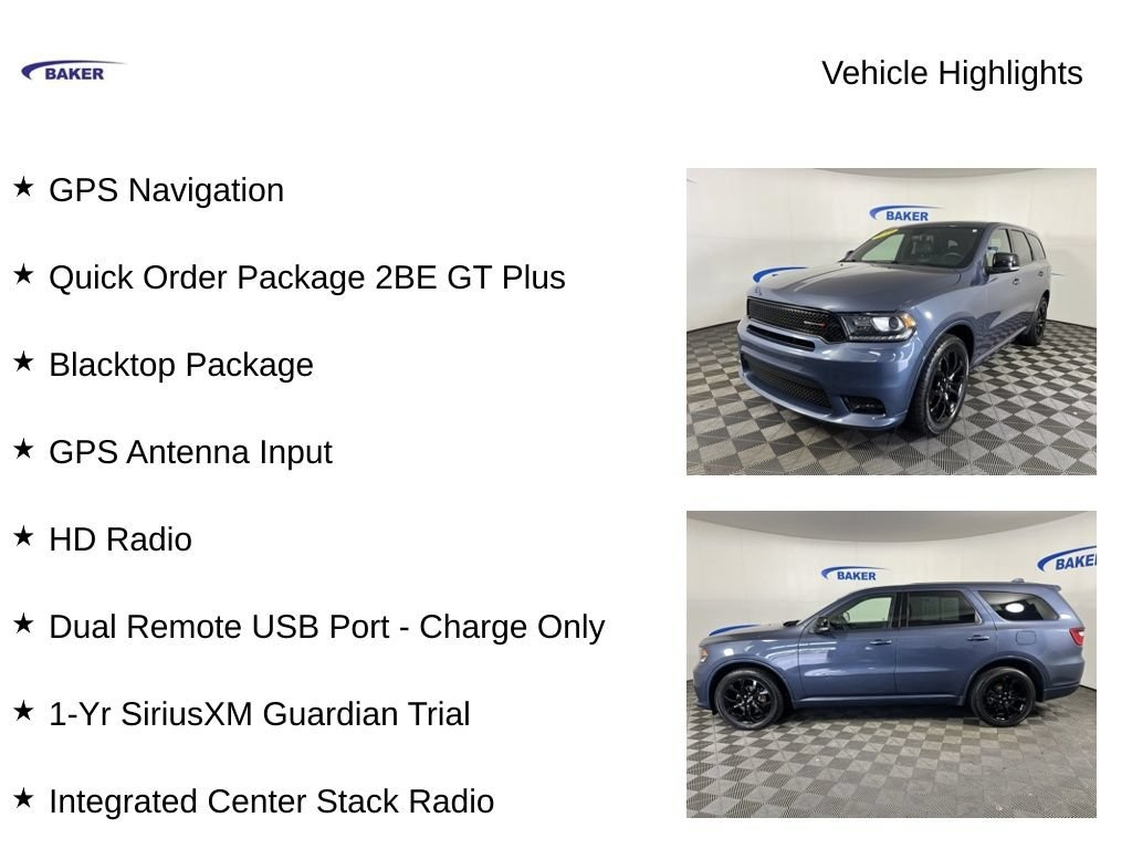 Used 2019 Dodge Durango GT