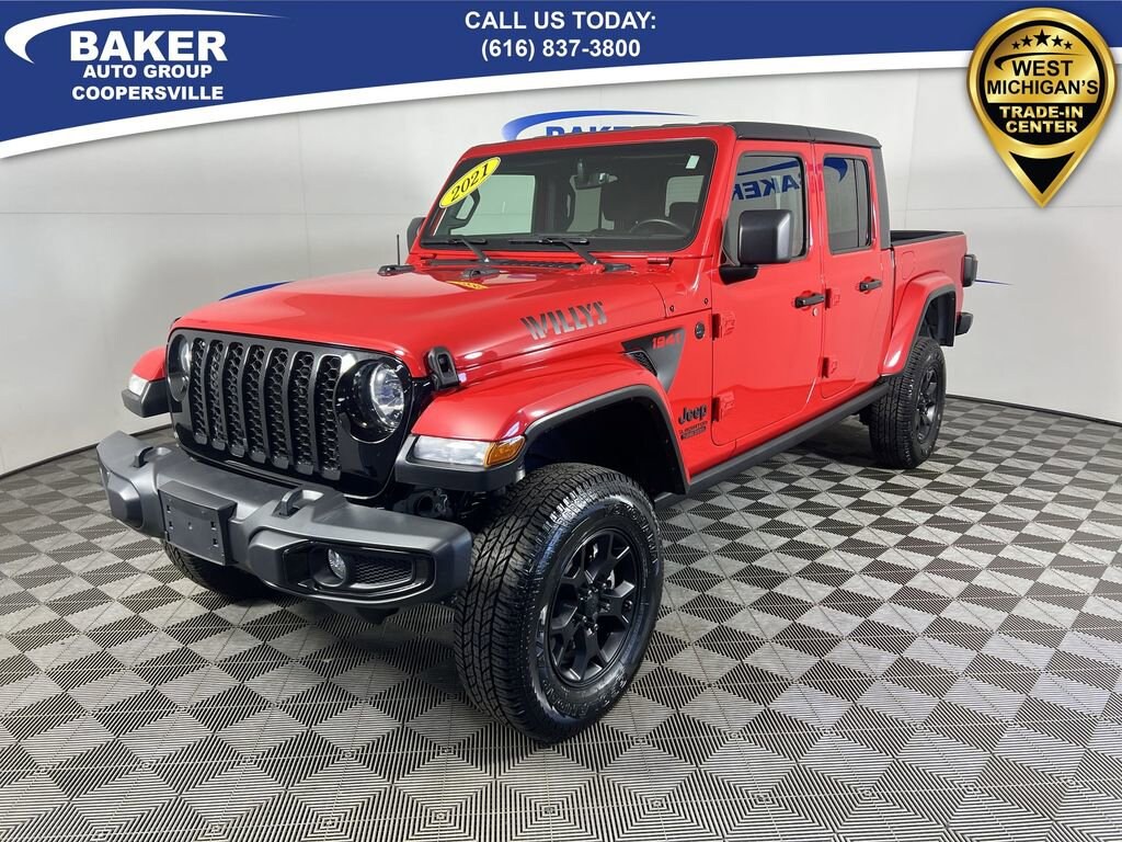 Used 2021 Jeep Gladiator Willys 4x4 Truck