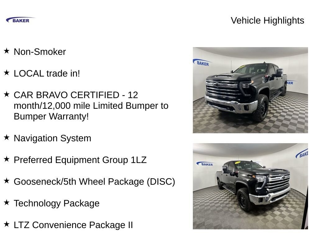 Used 2024 Chevrolet Silverado 2500 HD LTZ Truck