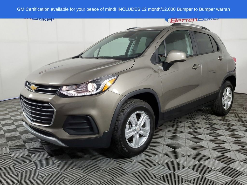 Certified 2021 Chevrolet Trax LT with VIN KL7CJPSB7MB336396 for sale in Coopersville, MI